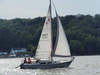 1987 stafford Virginia 25 catalina 25 wing keel tall rig